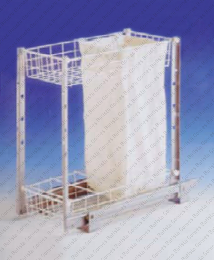 Despenseiro multiusos com cesto de pano